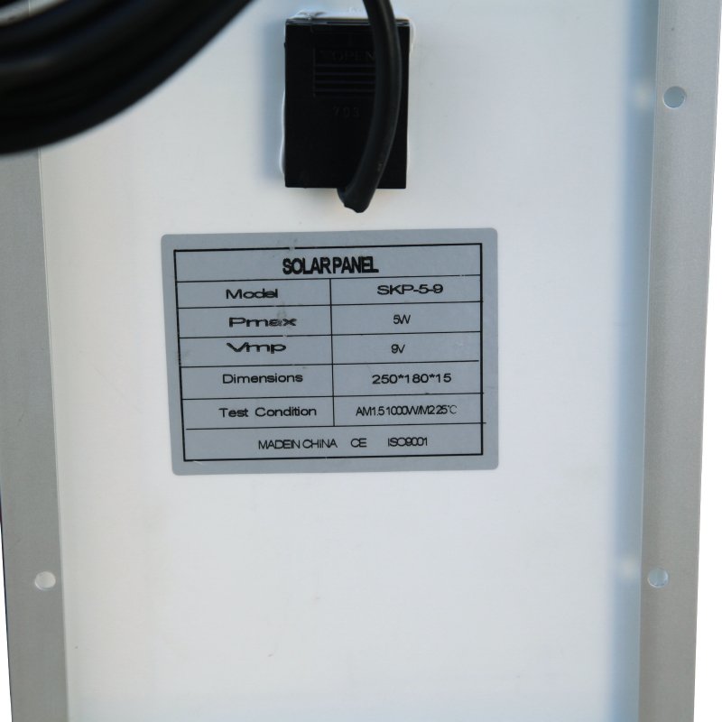 SAKO 5W Polycrystalline Solar Panel – Image 4